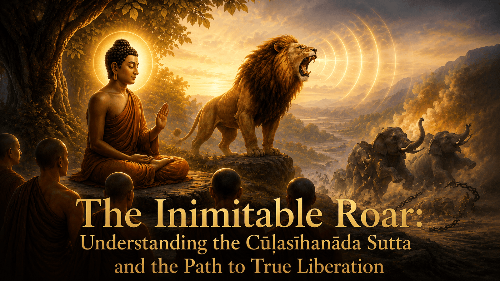 The Inimitable Roar: Understanding the Cūḷasīhanāda Sutta and the Path to True Liberation