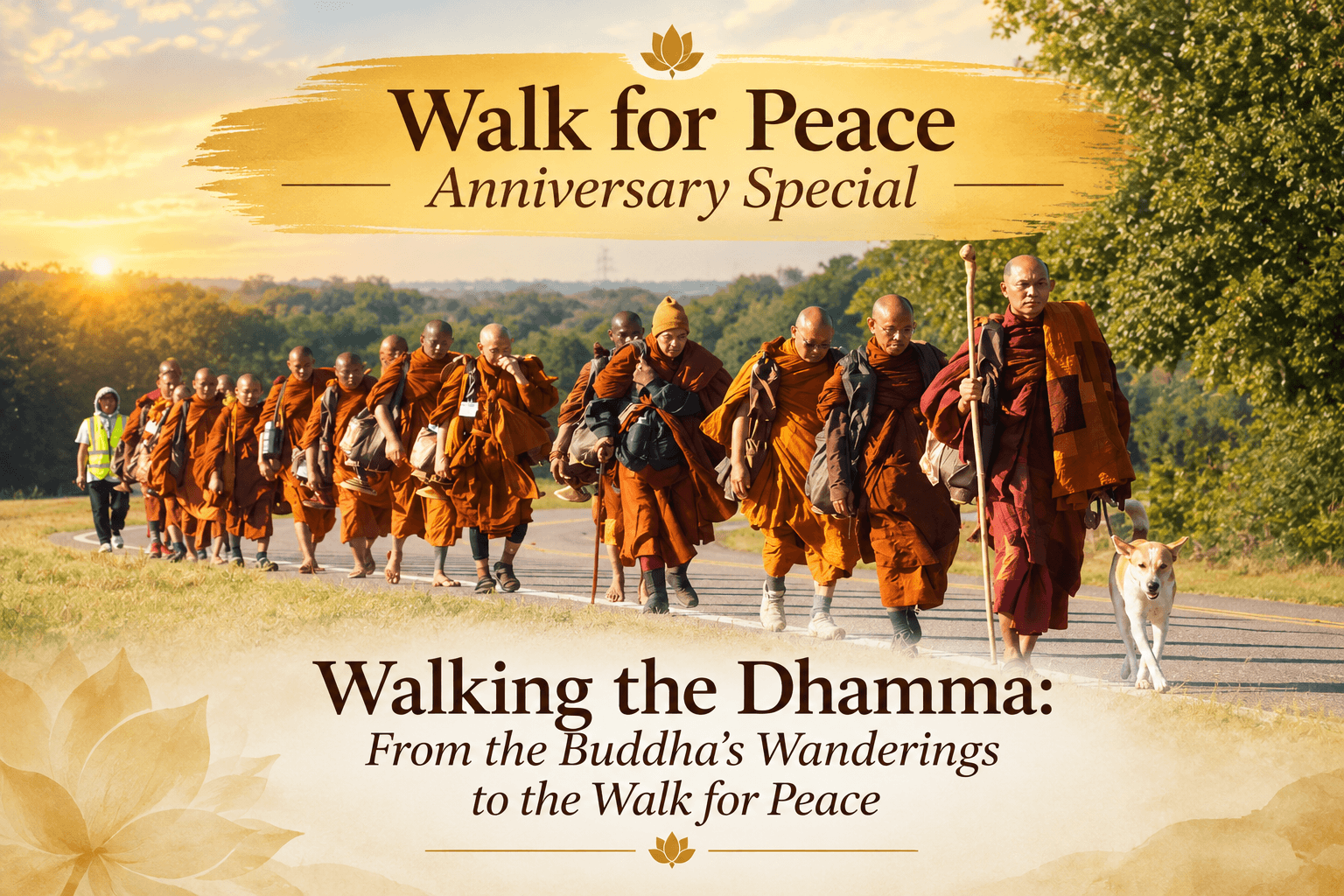 Walking the Dhamma: From the Buddha’s Wanderings to the Walk for Peace